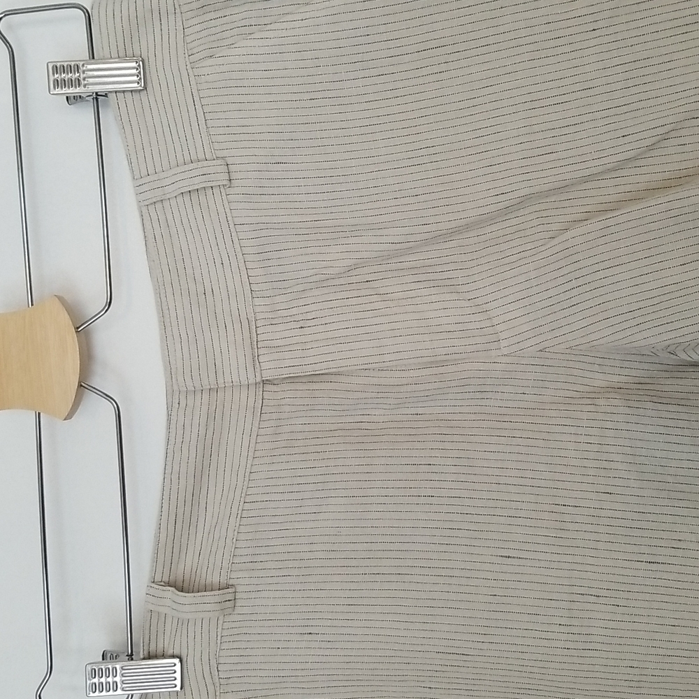 Victoria Secret Vintage London Jean Marisa Fit Linen Pants size 8 NWOT - Picture 2 of 7
